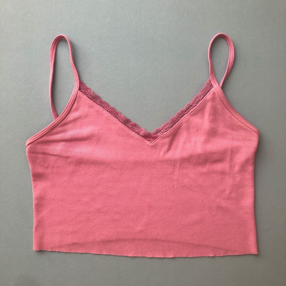 Brandy melville bubblegum pink nicolette tank top